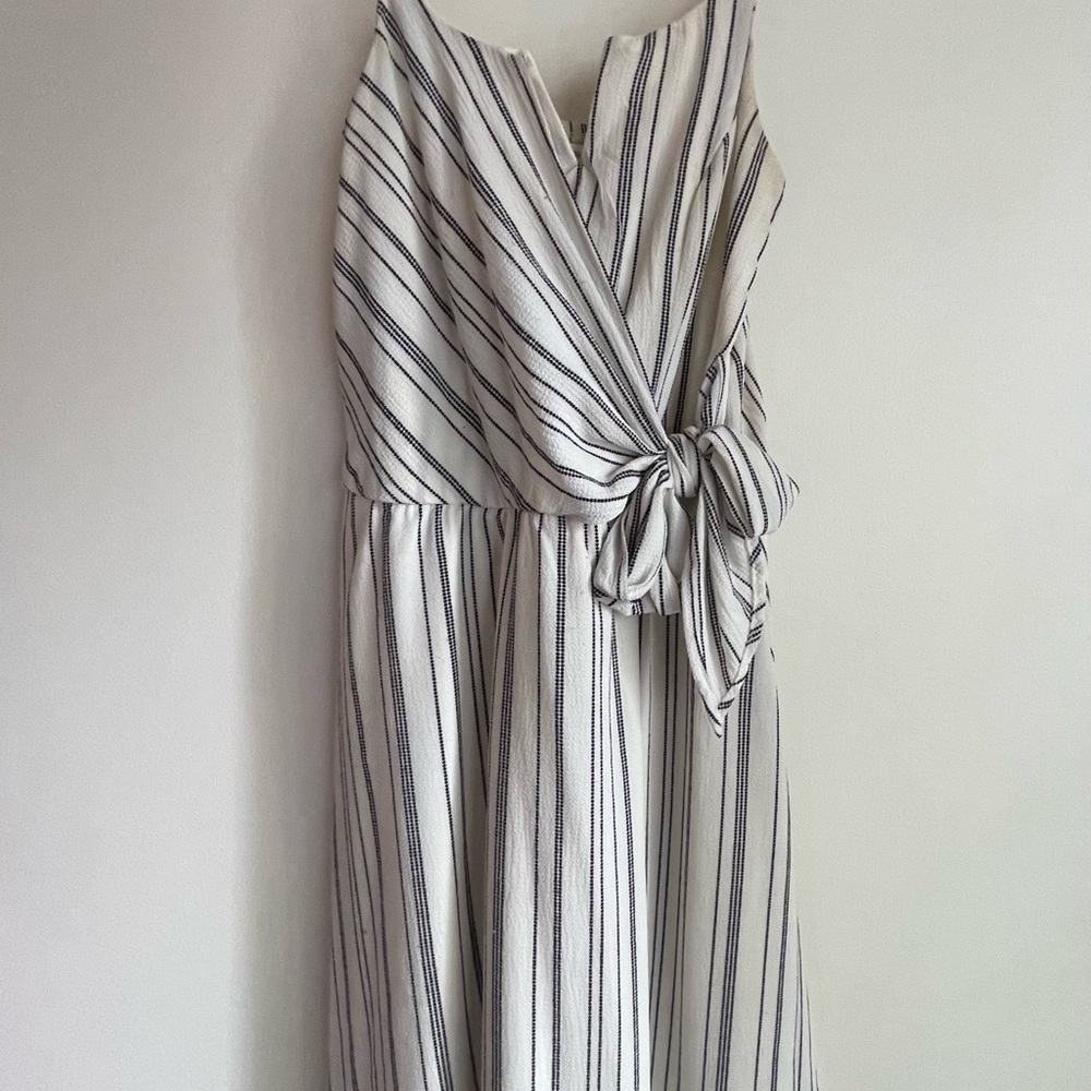 Maurice’s White Striped Dress
